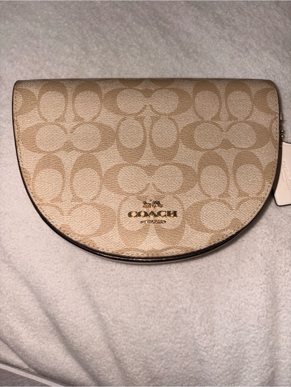 Bag Interior with Coach Label